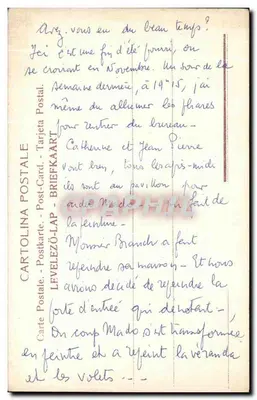 Rzym — Tempio di Romolo e Basilica Costantina — Cartolina Postale - Levelezó-Lap — Rewers