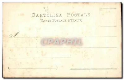 Milano - Katedra — widok z Duomo — wydane przez Cartolina Postale (Carte Postale d'Italie) — Rewers
