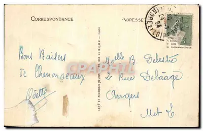 Chenonceaux — Zamek — Façada wschodnia — Skrzydło Thomas Bohier — I.L. — Rewers