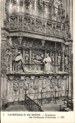 Catedral de Rouen — Tumbas dos Cardeais d'Amboise — ND