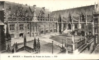 Rouen — Conjunto do Palácio de Justiça — ND