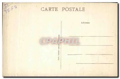 Catedral de CHARTRES — Portal Sul — Detalhe do Julgamento Final — Editor R. Houvet, n° 158 — Verso