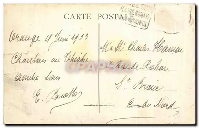 Orange — Le Théâtre Antique et la ville — La Vaucluse Illustrée — Achterkant