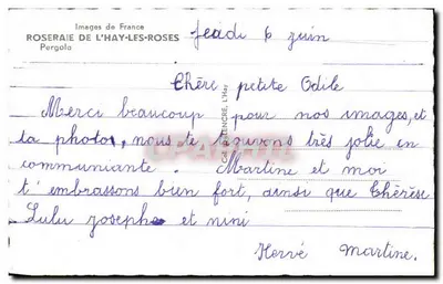 Rosaledo de l'Hay-les-Roses — Pergola — editor Rennay — Verso