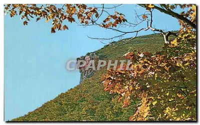 ओल्ड मैन ऑफ़ द माउंटेन्स — फ्रैंकोनिया नॉच, एन.एच. — प्लास्टिक्रोम बाई कलरपिक्चर
