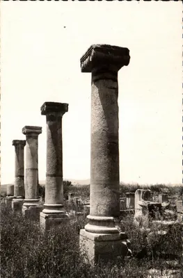 Ruínas de Volubilis — Facha da Casa Dita do Gordien — Edição La Cigogne