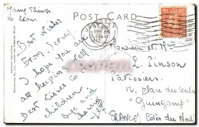 Jersey — Bouley Bay — Photocrom Co. Ltd. n° 5216 — Verso