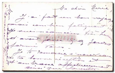 Mainz — Widok z Kastel — wydawca nieznany, numer serii nieczytelny — Rewers