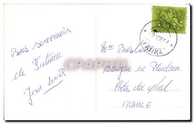 Os Pastorins — Aparecimento de Nossa Senhora — Pais de Jacinta e Francisco — n°29 — Verso