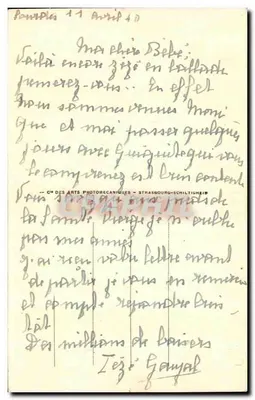 Santa Bernadette Soubirous — ritratto religioso — serie 245, editore A.R.C. — Verso