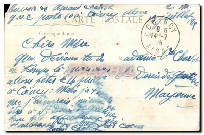 Albert — A fábrica Rochet após o bombardeio — L. C. H. Paris — Verso