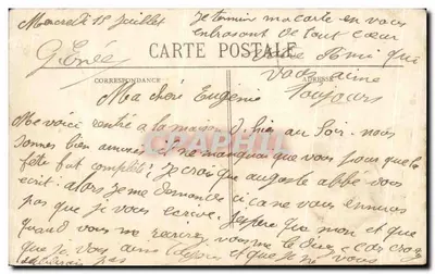 Cherbourg — Carte postale décorée de souvenirs et de fleurs — Collection P. B. Cherbourg — Verso
