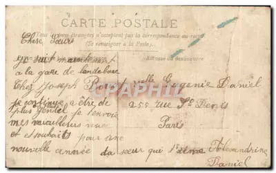 Homme en costume — portrait encadré de marguerites — éditeur CIRCEY, n° 5174 — Verso