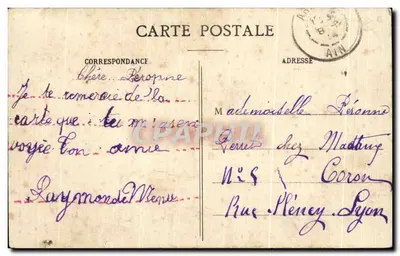Święta Jeanne d'Arc — H. Bonamy, wydawca, Poitiers — Rewers