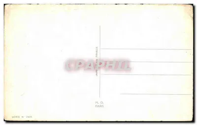 Bambini in un paesaggio — Anniversario — M. D. Paris, serie n° 2405 — Verso