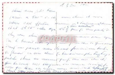 Casal em um quadro decorado com rosas — J.C. PARIS 712 — Verso