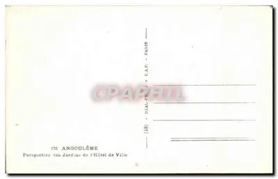 Tuinen van het Hôtel de Ville — Angoulême — C.A.P. Paris — Achterkant