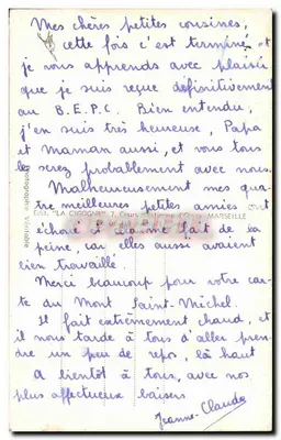 Salão — O Castelo de l'Empéri — La Cigogne, n° 8242 — Verso