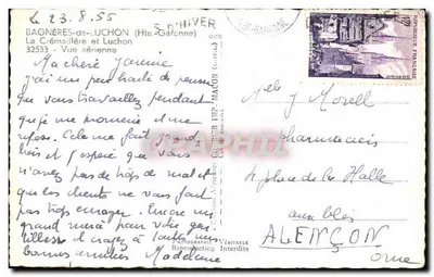 Bagnères-de-Luchon — Vista aérea — Fotografia de Artémis — Verso