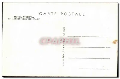 Hôtel Victoria — éditeur J. Le Mariguy à La Seyne — Achterkant