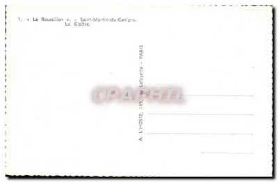 Saint-Martin-du-Canigou — Klasztor — L'HOSTE, Paryż — Rewers