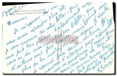블로마스 빙하의 북쪽 전경 — 생제르바이스레스반 — 출판사 마테오 — 뒷면