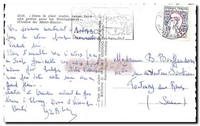 Dąb — Mont-Blanc — Wydawnictwo G. ROSAT MIGNOD — Rewers