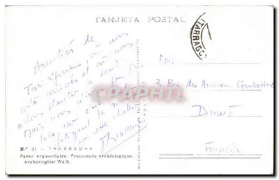 Torre medieval — Tarraçona — editor Raymond — Verso