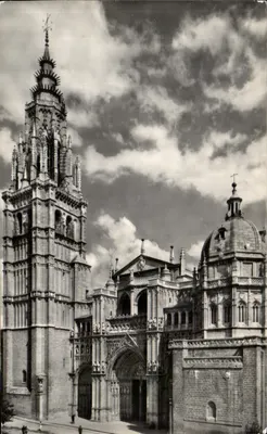 Toledo - Catedral, fachada principal — editor LEI & AHIRIBAS-TOLEDO, n° de série 1211-1960