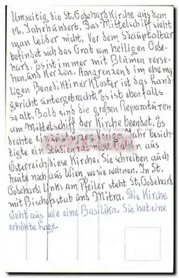 Hildesheim — A Igreja de Godehardi — editor Bad Harzburg, n° HI7 — Verso