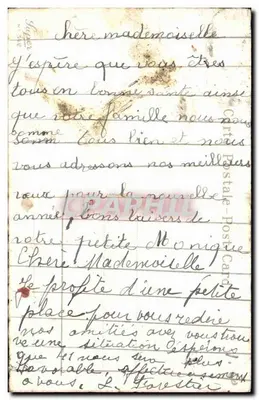 Mulino a vento — paesaggio rurale con ponte e barca — editore non identificato — Verso