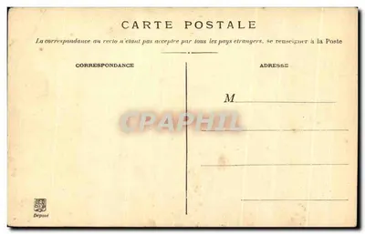 Zamek w Pauzis — widok historyczny — wydawca A. Rochet, nr 83 — Rewers