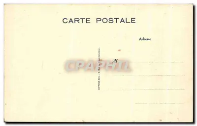 Il Sacro Cuore — statua di P. Gral — Duffour, edit. Parigi — Verso
