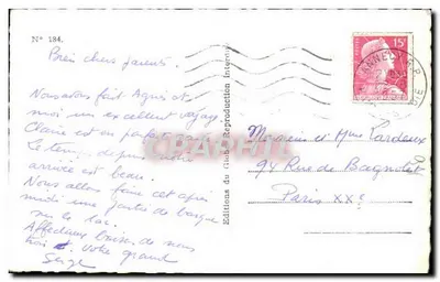Stare Annecy — widok panoramiczny — Wydawnictwo Globu Reprodukcja zabroniona N° 184 — Rewers