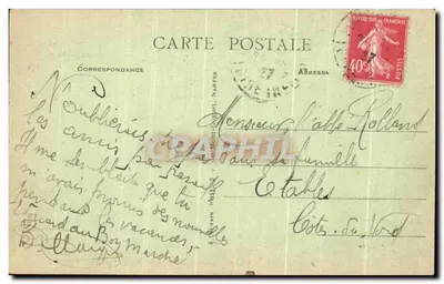 Culvraire de PONTCHATEAU — Jésus est condamné à mort — éditeur PONTCHATEAU, n°3 — Rückseite