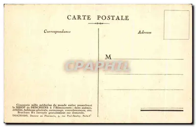 Opéra de Paris — façade principale — éditeur Deschiens, n° de série non visible — Achterkant