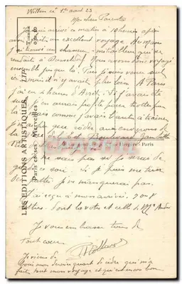 Paris — O Túmulo de Napoleão I nos Inválidos — LIP — Verso