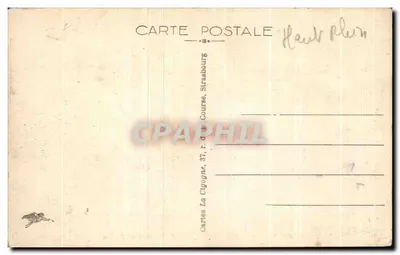 Thann — Allgemeiner Blick von der Croix de Rangen — Cartes La Cigogne, Straßburg — Rückseite