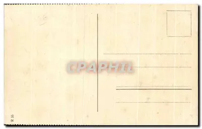 Mulhouse - Poczta — budynki pocztowe z odbiciem w wodzie — wydawca R 16 — Rewers