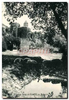 Orion Sauveterre-de-Béarn — vista do castelo e do ponte — editor não identificado