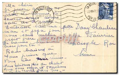La Bourboule — Most Chardon i Skala Czarodziejek — G.d’O — Rewers