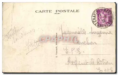 Arredores de Chartres — LÈVES — Vista geral do Asilo d'Aligre — Verso