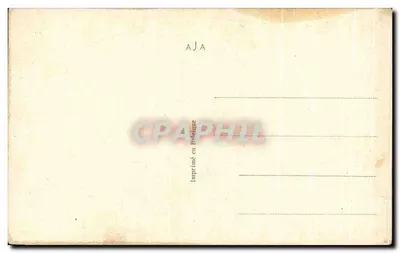 Para żołnierza i cywilnej — romantyczna kartka pocztowa — A.J.A. Drukarnia w Belgii — Rewers