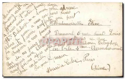 Arranjo de flores — magnólias, hortênsias e gerânios — em um vaso decorado — n° 208 — Verso