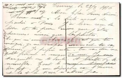Dwa dzieci z porcelany z fioletami — JK 226 — wydawca JK — Rewers