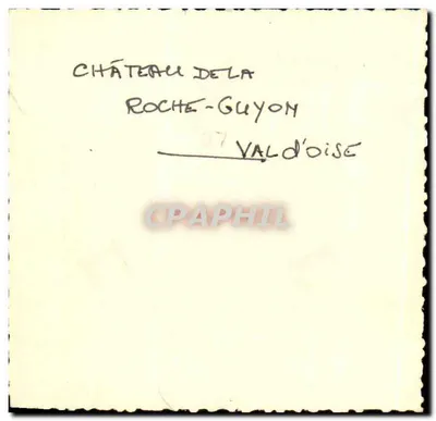 Zamek La Roche-Guyon — Val-d'Oise — n°97 — Rewers