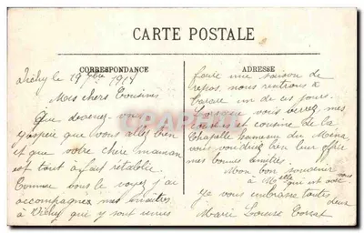 Vichy — O Parque dos Célestins — L.L. n°50 — Verso
