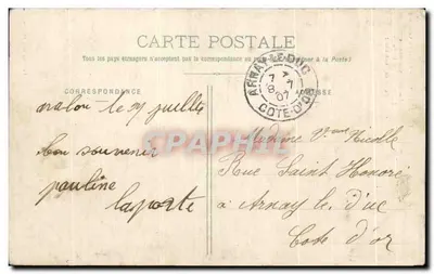 Avallon - Dolina Cousin — Piekne miejsca, Skała Siostry, Droga do Pontaubert — Poltain, wyd., Avallon — Rewers