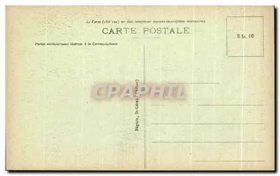 O Rocher do Sphinx, entre Champeix e St-Nectaire — A Auvergne pitoresca — n° 3466 — Verso
