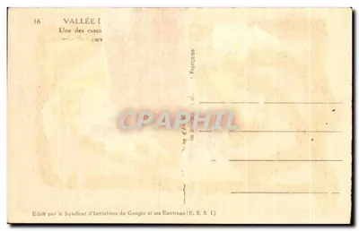 Vallei van Ax — Een van de Franse watervallen — Uitgegeven door het Syndicat d'Initiatives de Ganges en zijn omgeving (E. S. S. 1.) — Achterkant